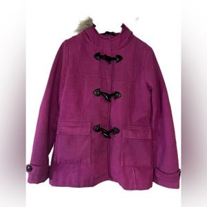 magenta winter jacket